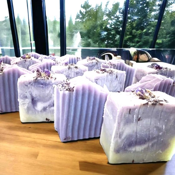 Handmade Lavender Cold Process Soap image
